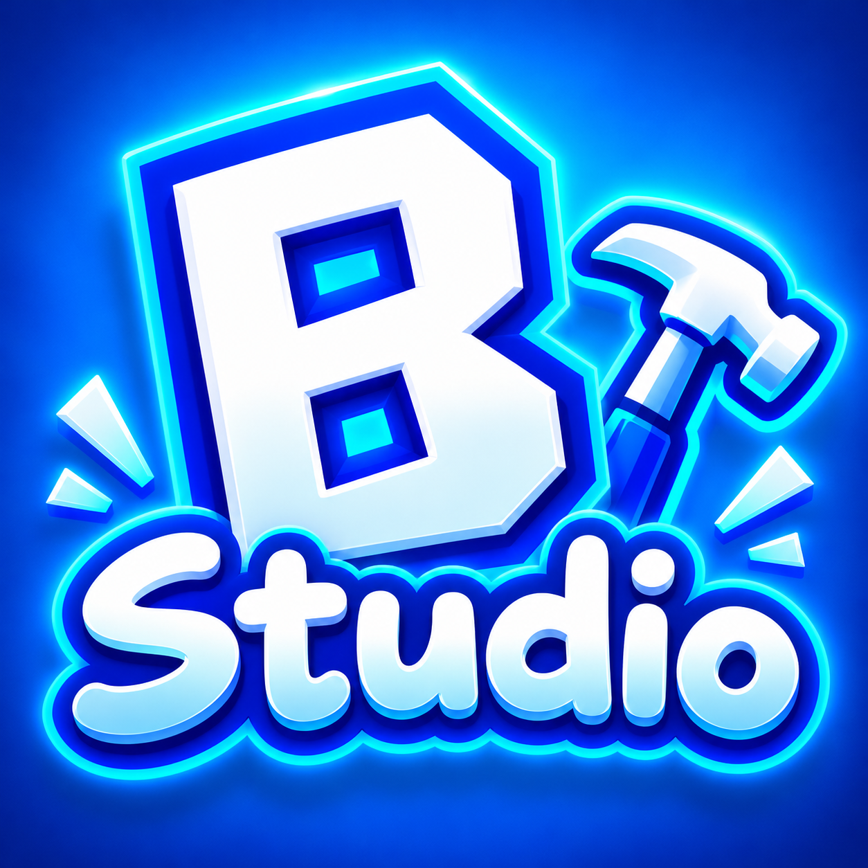 Blockyard Studio B and hammer artwork